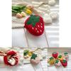 Kindergarten Fashionable Girls Plush Strawberry Chain Bag 2023 Soft Breathable Wearresistant Purse Coin