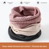 Unisex Strickschal aus Effektgarn – Dicker warmer Winter-Nackenwärmer & Überziehschal