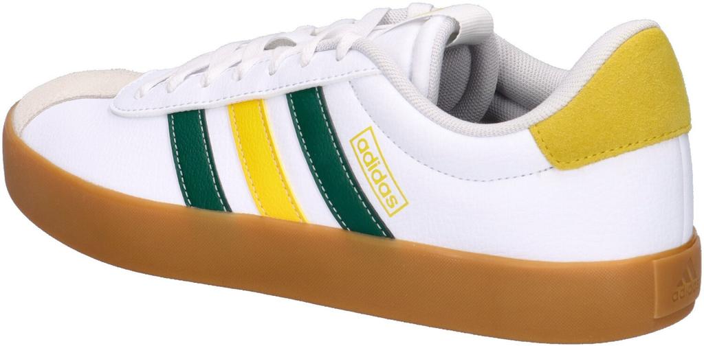 Кроссовки Adidas VL Court 3.0 ftwr white/collegiate green/utility yellow
