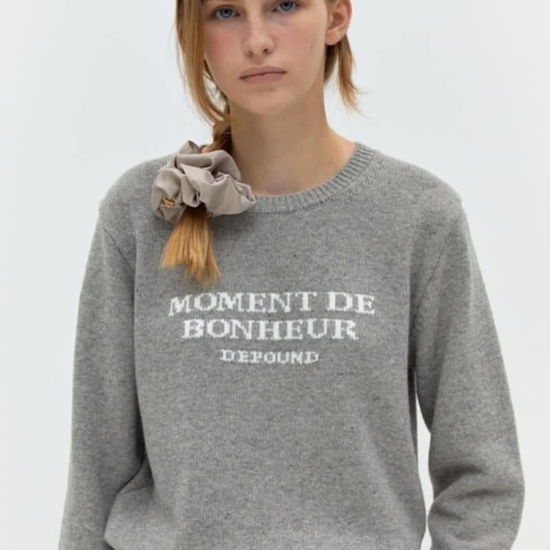 DEPOUND Heart Charm Scrunchie - Taupe