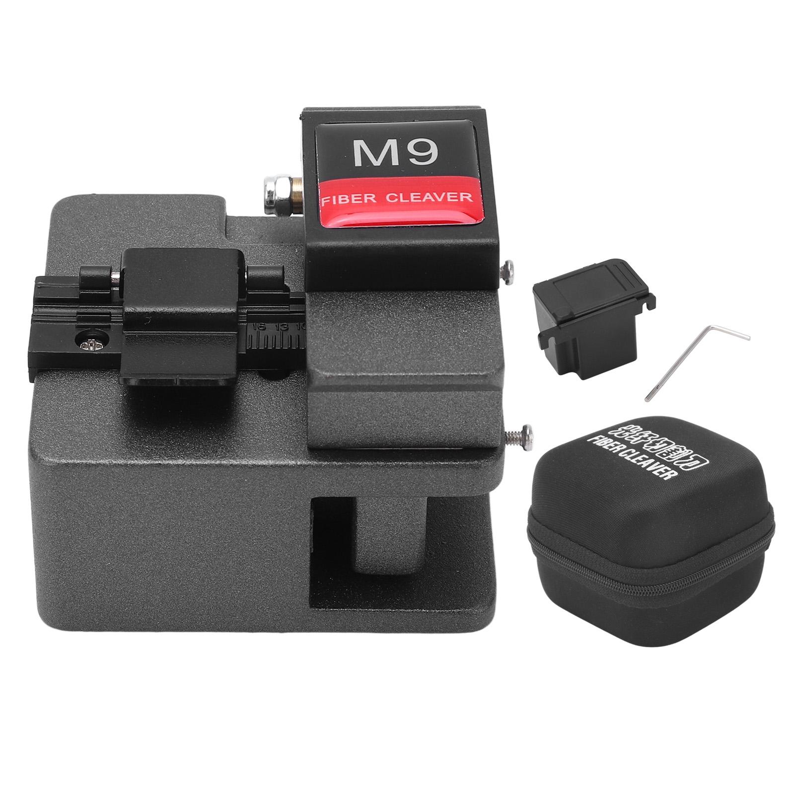 

Оптический скалыватель Оптический скалыватель Автоматический возврат ножа 3 в 1 Фиксатор Высокоточный станок для резки оптического кабеля чёрный