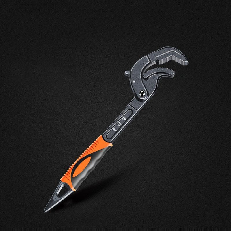 Wrench Chromium Vanadium Steel Multi Functional Adjustable Self Locking Ratchet Open End Wrench Manual Repair Tool