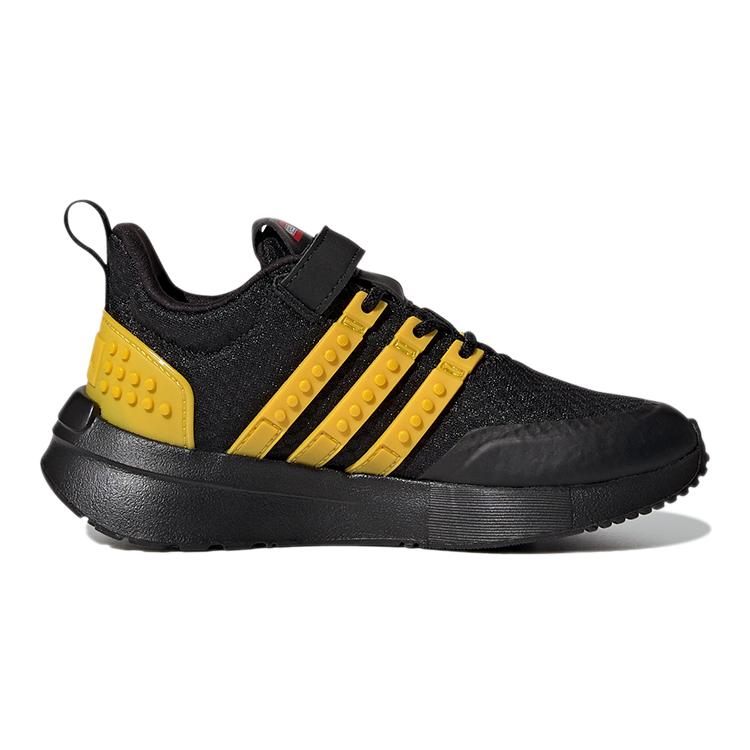New LEGO x Adidas Racer Tr 1.0 El K Low-Top Kids' Running Shoes Black Yellow Kids' GX3180