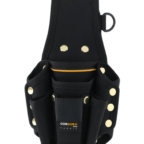 Takagi Tool Case, 7-Tool Holder, CORDURA, Black, 13 x 10 x 23.5 cm, Made of Polyester, Lightweight and Strong