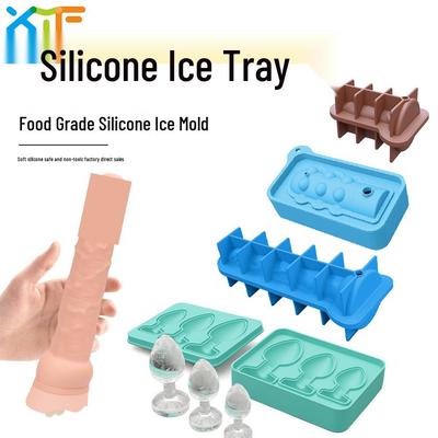 Silikon-Eisform für einfaches Entformen - Perfekt für Party-Gag-Eiswürfel und Whiskey