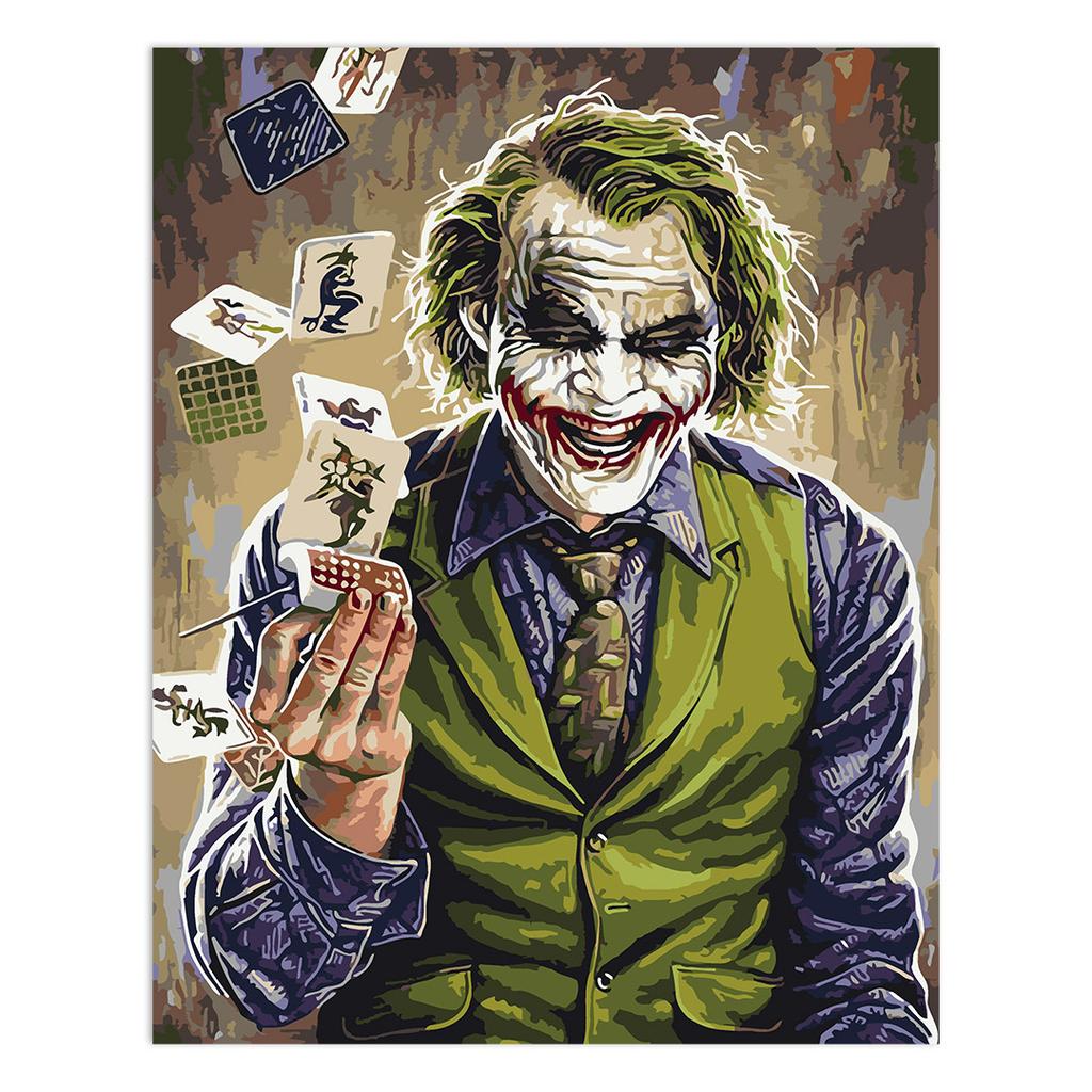 Painting By Numbers Pictures To Paint - Joker In A Vest 40 X 50 Cm