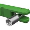 BASIKER Tire Valve Stem Puller Tool No Scratch With Valve Core Tool Green Perfect Replacement For Universial Car Valve Stem Extenders Straight Metal