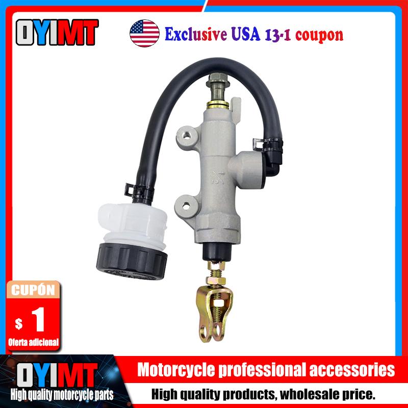 Motorcycle Rear Foot Hydraulic Brake Master Cylinder Pump For Yamaha YFZ350 FJ600 FJ1100 FJ1200 FJR1300 FZ600 FZ750 FZR250