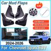 For Chevrolet Spark EUV 2025 Accessories 2024 2026 Car Anti-splash Mudguards Front Rear Fender Wheel Covers MudFlaps Accessories