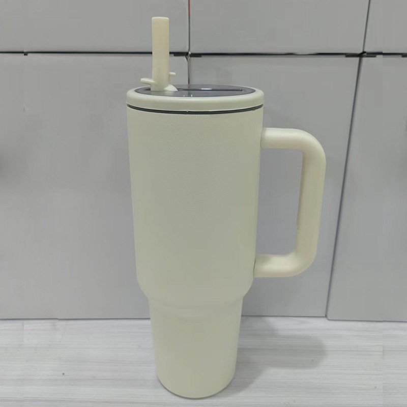 40Oz Cup Large Capacity Vacuum Cup Large Capacity Foldable Cup with Straw Accompanying Car Best Selling Large Ice Cup