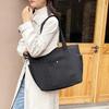 Versatile Canvas Tote Bag: High-Capacity, Artistic Student Style for Work & Outings