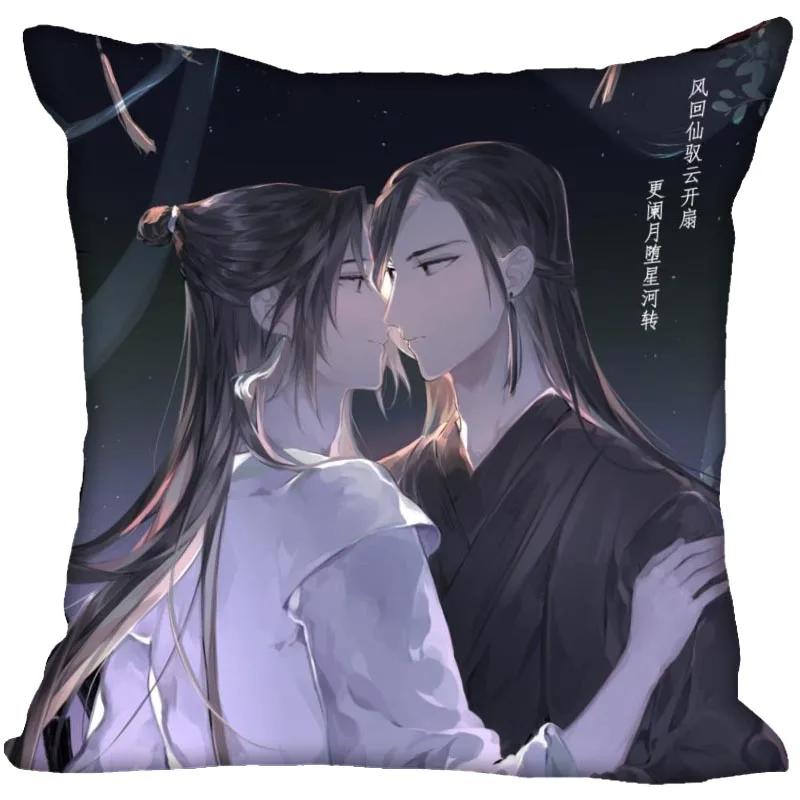 New Arrival Tian Guan Ci Fu Pillow Cover Bedroom Home Wedding Decorative Pillowcase Square Zipper Pillow Cases Soft No Fade 0913