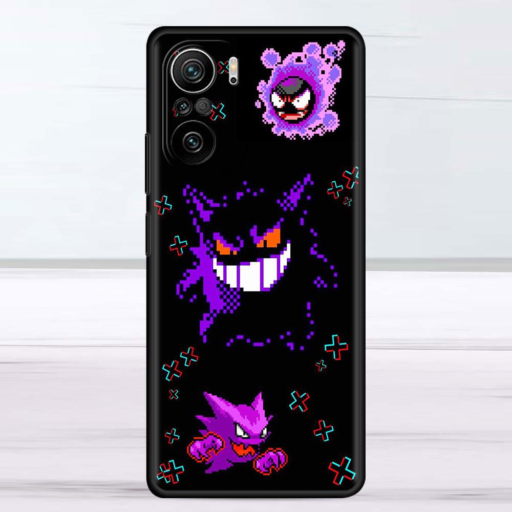 Fall Für Xiaomi Redmi Hinweis 111 9S 10 9 8 7 9A 9C 9i K40 8T 10C 9T K50 Silikon Telefon Shell Japan Anime Pokemon Gengar