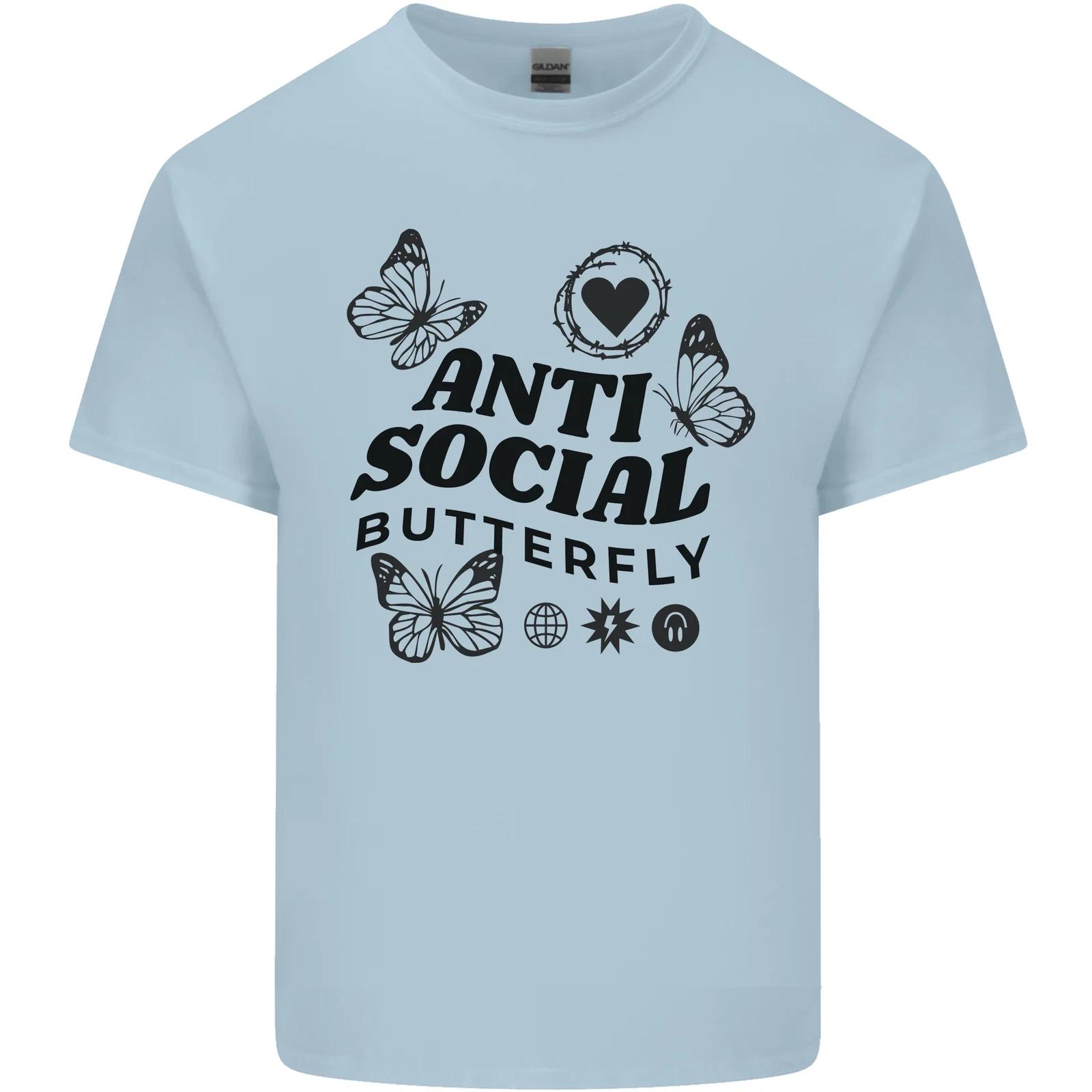 Antisocial Butterfly Kids T-Shirt Childrens 4XL