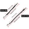 3pcs Carp Fishing Accessories Stiff Feeder Links 6/8cm Crimped Wire Rope For Fishing A Free-Running Rig Terminal Tackle