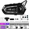 BT31 Motorcycle Helmet Headset Bluetooth 5.0 Wireless Waterproof Earphone Automatic Handsfree Call Answering with Flashlight