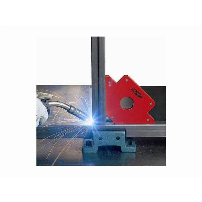 Équerre magnétique - piher - 29004 - 45° et 90° - 11 cm x 11 cm - acier gris