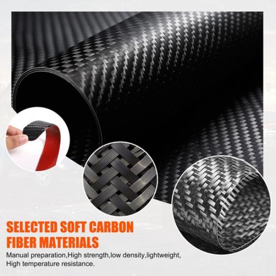 Carbon Fiber Interior Door Panel Groove trim Sticker For Nissan Frontier 2009-17