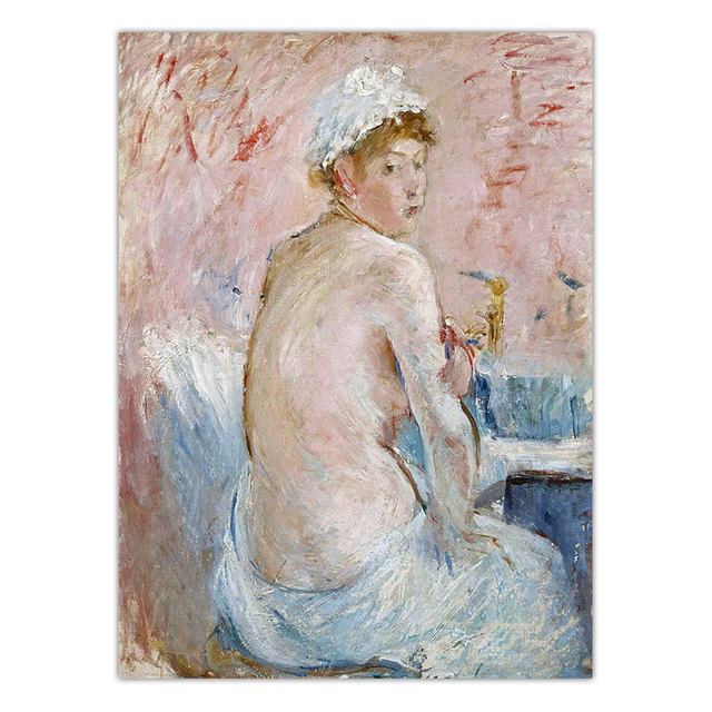 Oil Painting On Canvas Vintage Home Decoration Print Art Wall Pictures Poster Printings Paintings A Woman with An No Frame
