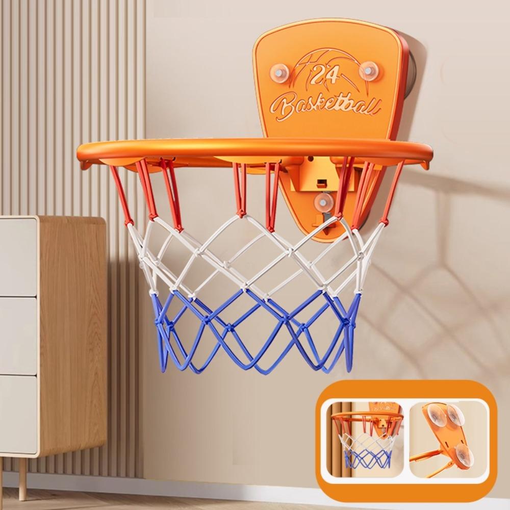 

No-Drill Installation Baby Basketball Toy Set Cartoon Animal Kids Basketball Set Home Use Style A