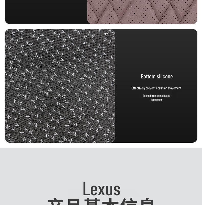 Lexus ES200/ES300h/RX/NX/UX Headrest Lumbar Support & Neck Pillow Cushion - Car Interior Accessory