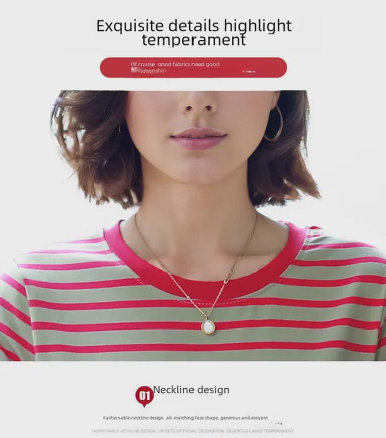 Women's Pure Cotton Long-Sleeve Autumn Top - Loose-Fit for Middle-Aged & Elderly