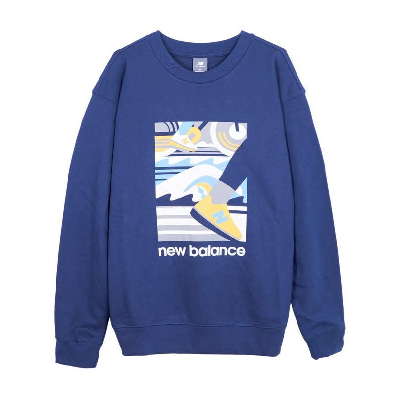 New Balance NB Sweatshirt Men s Navy Blue MT43572-NNY 2XL