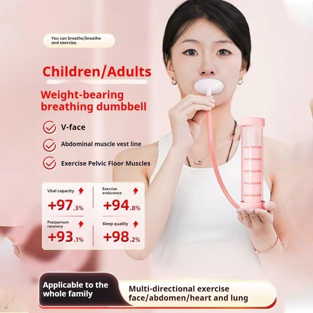 Diaphragm Breathing Dumbbells Adjustable Resistance Abdominal Breathing Breathing Trainer Core Strength Trainer Lungs Workout