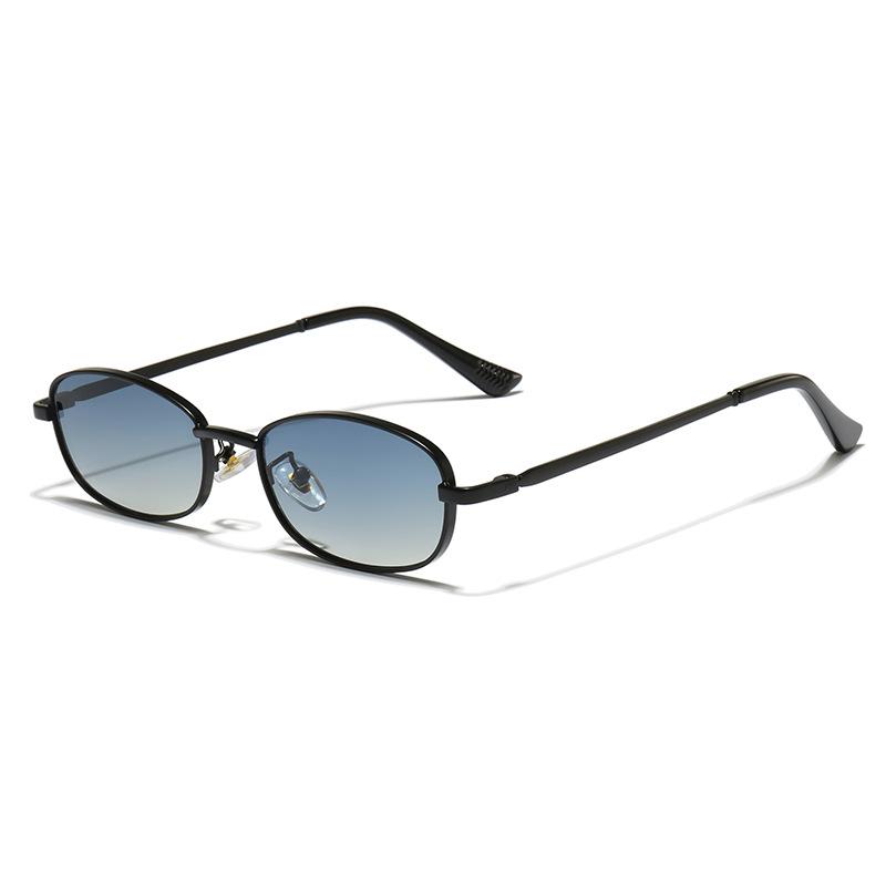 2026 Men s and Women s Metal Oval Frame Sunshades, Street Sunglasses, Trendy Fashion Square Sunglasses