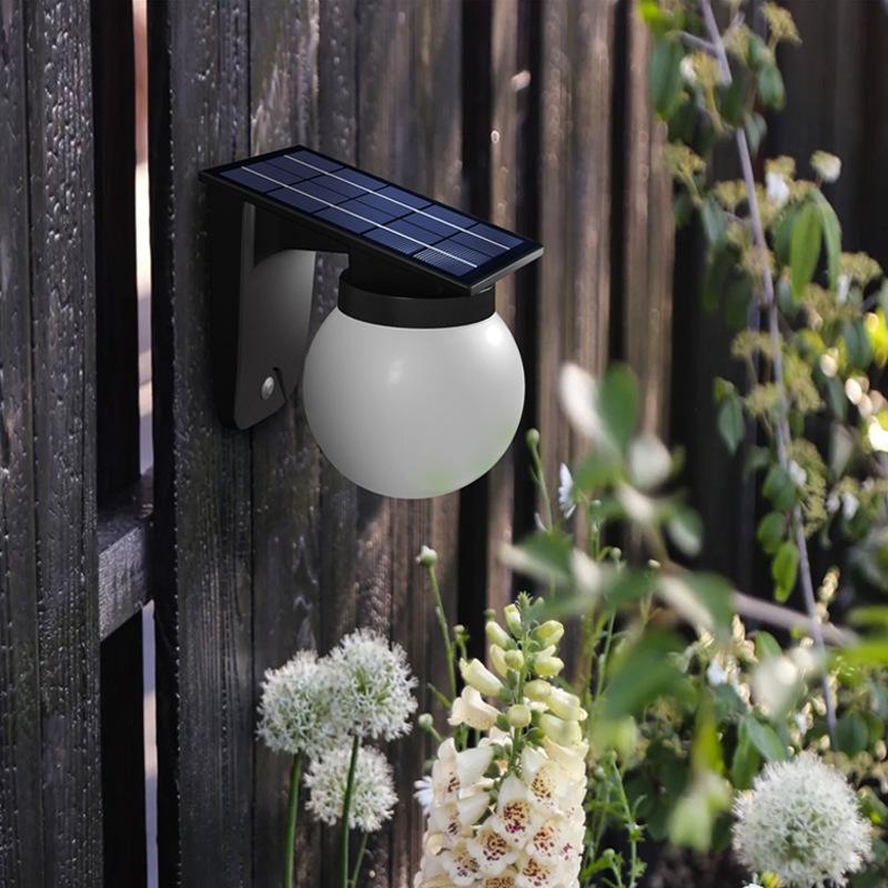 New Style Solar LED Outdoor Wall Light for Balcony, Entrance, Garden & Fence - Waterproof & Ambient.