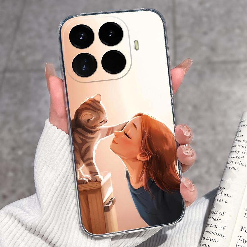 For Xiaomi 17t 17T 17 Pro 17Ultra 17 Max Phone Case For Redmi 17C 17 4G 5G Gradient Colors Soft Slim TPU Transparent Silicone Anti Fingerprint Housing