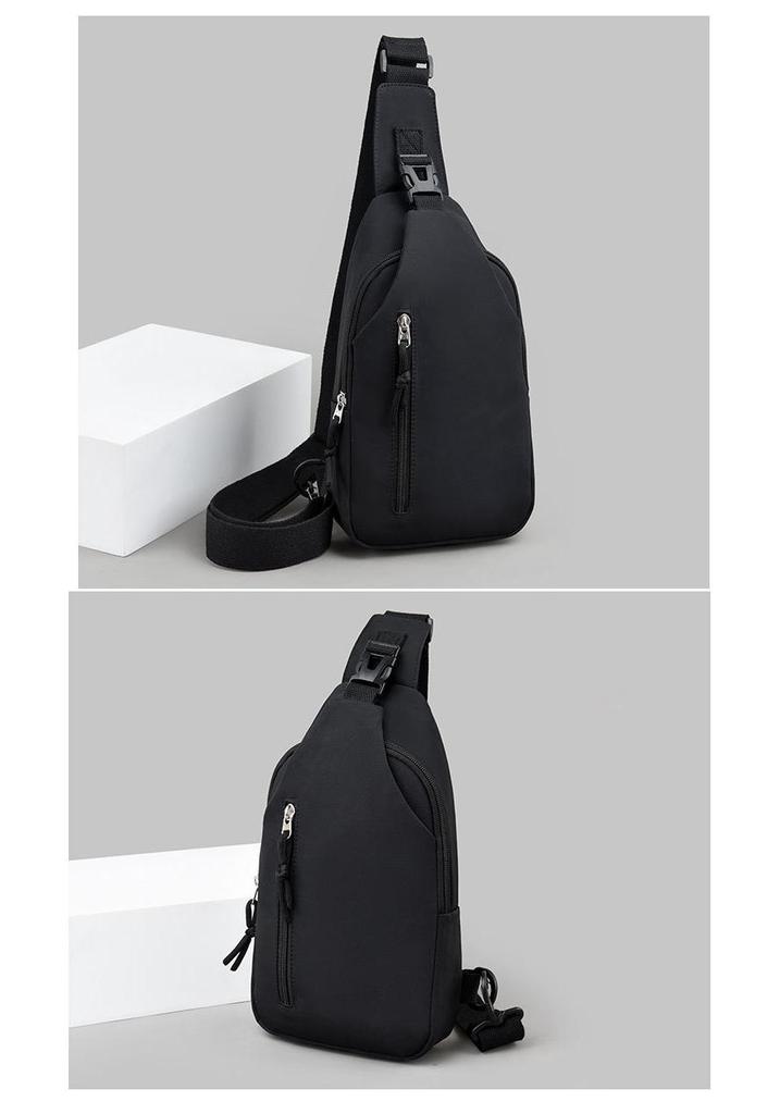 Men's Casual Crossbody Chest Bag - Large Capacity, Lightweight, Fashionable Sports Backpack for Mobile Phones