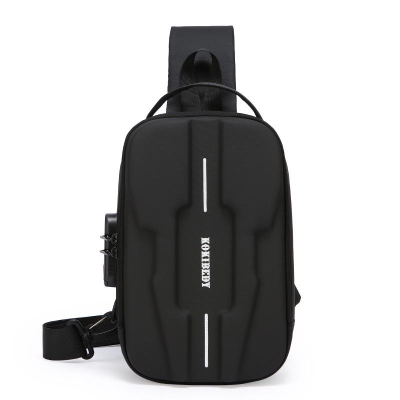 Men's Anti-theft Chest Bag with Buckle - Trendy Crossbody for Outdoor Sports & Cycling