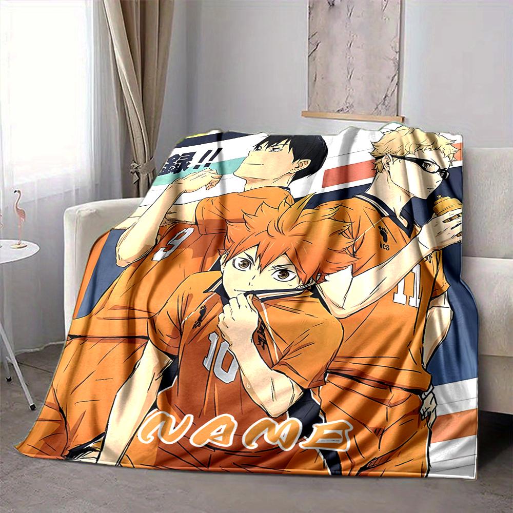 Custom 1pc Nightmare Volleyball Player Blanket, Soft And Comfortable Blanket, Casual Warm, Camping Travel Blanket, Birthday Gift Q91278