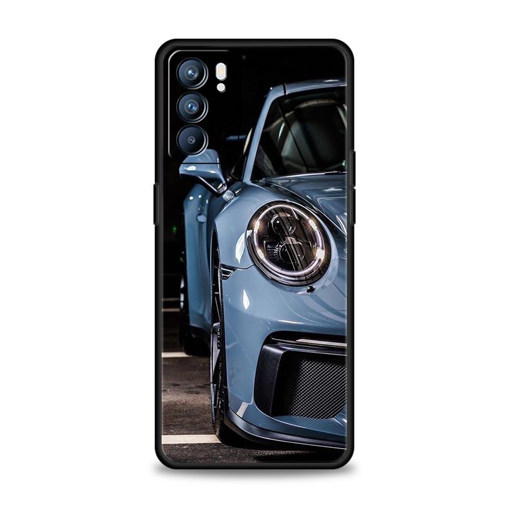 Super Car Sport Phone Case For Oppo Reno8 Reno7 Reno6 Pro A54 5G Find X6 X5 A53 A52 A9 A15 A95 A17 A16 A76 A74 A57 A31 Cover