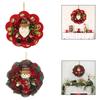 35cm Christmas Doll Wreath Garland for Entrance or Interior Decor Cute