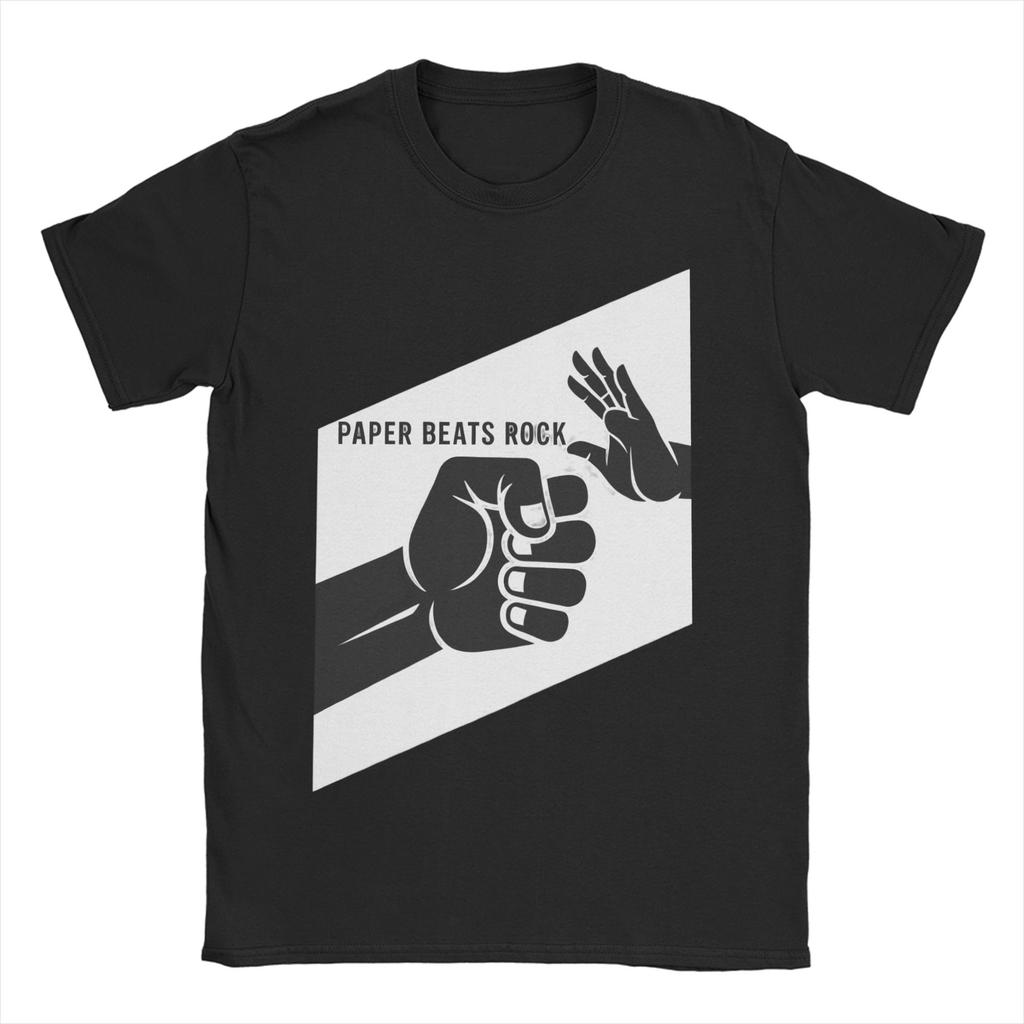 Pánské Dámské Papír Poráží Kámen Meme Tričko 100% Bavlna Oblečení Novinka Krátký Rukáv Kulatý Výstřih Trička Plus Size Tričko
