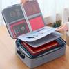 with Password Lockable Document Storage Bag Large Capacity Travel Storage Case  Women