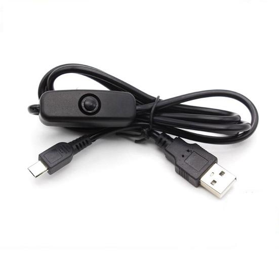 1/2/5 ks 1/1.2/1.5M LED Noční světlo Napájecí kabel ON/OFF Ovládací spínač Napájecí kabel se spínačem Stolní lampa USB Spínaný napájecí kabel
