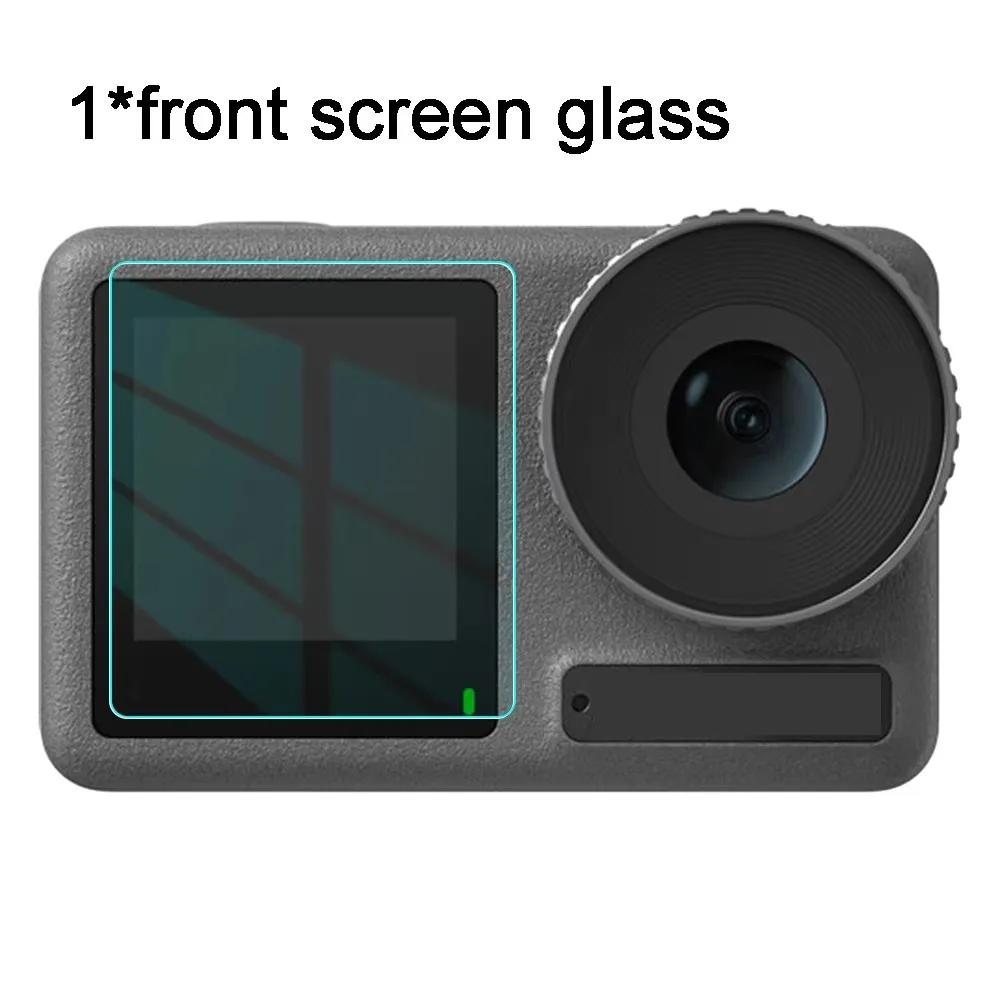 Tempered Glass For DJI Action 5 Pro Action 4 3 Camera Lens Protective Film Front Rear Screen Protector For DJI Osmo Action 3