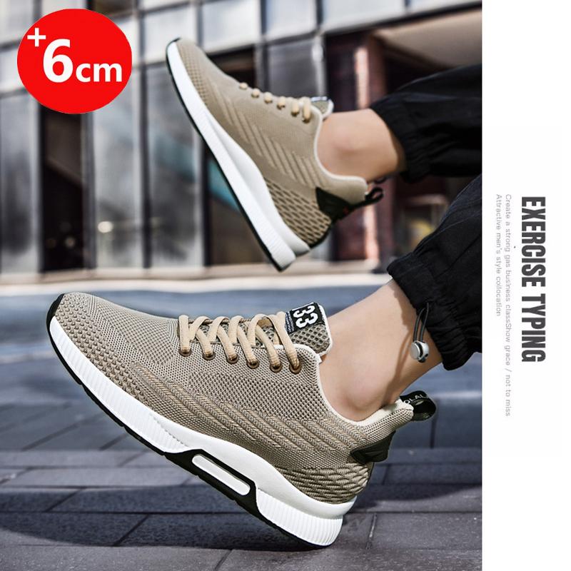 Męskie Buty Podwyższające Buty na Podwyższeniu Męskie Trampki Buty Zwiększające Wzrost Buty Zwiększające Wzrost Mężczyzna Sportowe Modne Buty Wysoki Mężczyzna