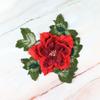 Peony Embroidery Patch Floral Embroidery Floral Applique Fashion Elegant Sewing Accessories