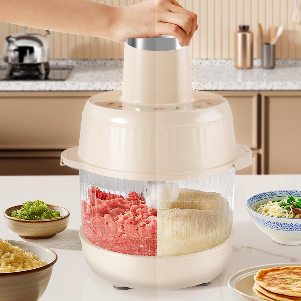 Multi-Functional Electric Meat Grinder & Dough Kneader: Household Processor for Meats, Dough, Baby Food & Vegetables