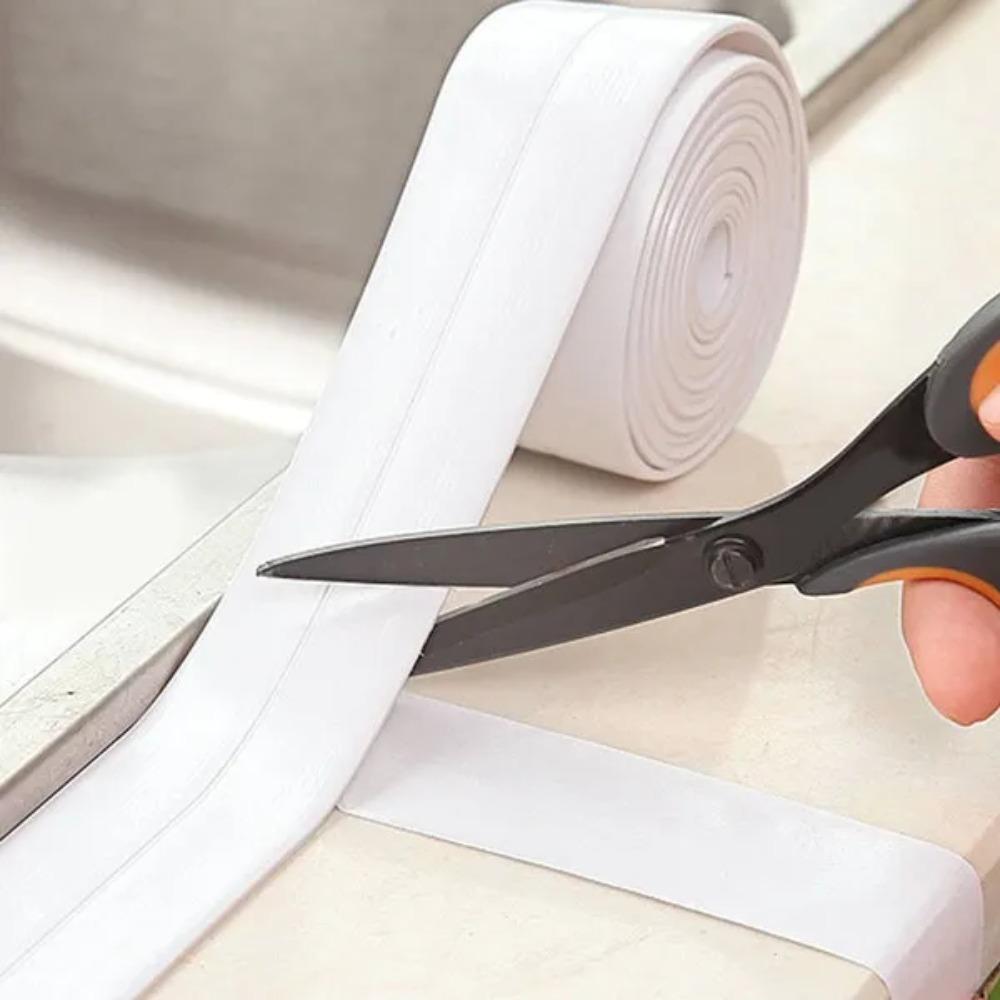1 Stück 3,2 m x 3,8 cm Küchen-Badezimmer-Spülbecken-Dichtungsstreifenband Wasserdicht Langlebig Selbstklebendes Streifenband