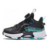 Anta Kids Shock Absorbing Wear Resistant Low Top Running Shoes Kids Running Shoes Black Green 312419951-5