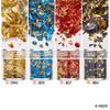 4 Bottle Gold Leaf Flakes Sequins Glitter Epoxy Resin Filling Gold Foil DIY Nail Art Decor Foil Paper Jewelry Making Accessories