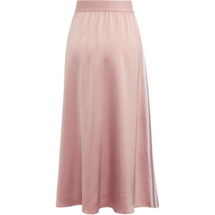 Adidas Originals Logo Woven Breathable Comfortable Casual Long Skirt Women skirts Pink EK4550