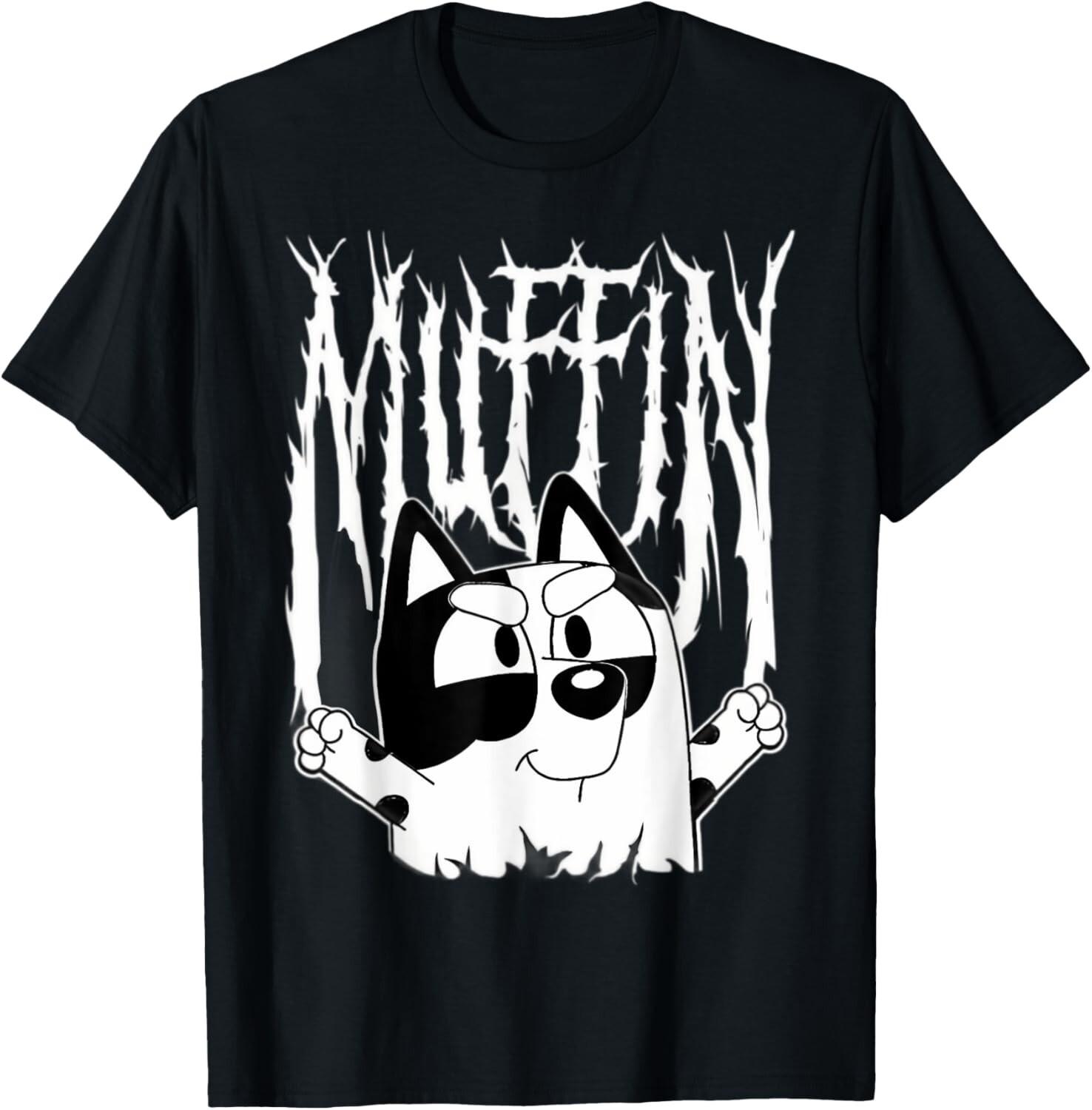 Funny Muffin Metal White Heeler Emotions Grunge Scream unisex T-Shirt Mens Womens Tees Top XL