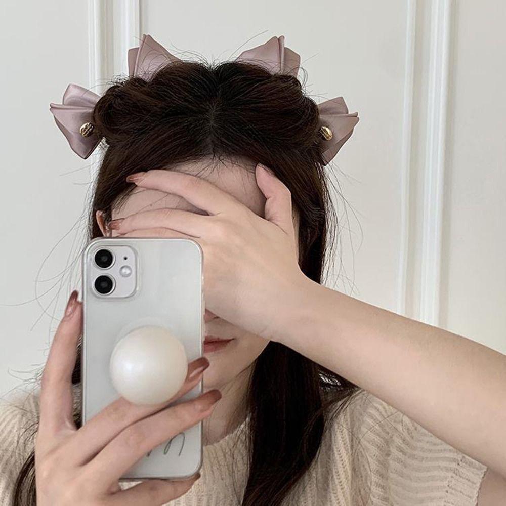 Clip For Women Headdress Korean Style Hairpin Hair Accessories Female Barrettes Bowknot Hair Clip