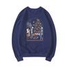 Tis The Season To Be Creepy Halloween Sweatshirt Funny Halloween Sweatshirts Women Graphic Hoodies Long Sleeve Casual Pullovers